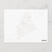 kaart Antiek Afbeelding (Achterkant)