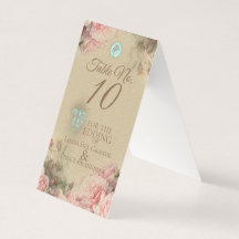 Kaart Antiek Letter - Weddenbanknummer