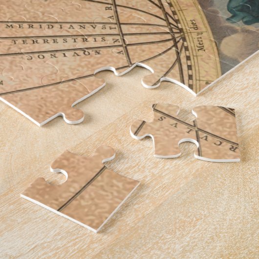 Kaart Antiek Onmiddellijk Ondoorzichtig Exemplaar Legpuzzel (Zijkant)