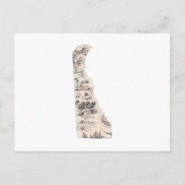 kaart Antiek staatskaart Delaware Afbeelding