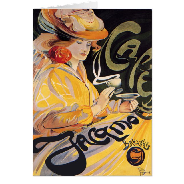 Kaart: Art Nouveau Café (Voorkant)