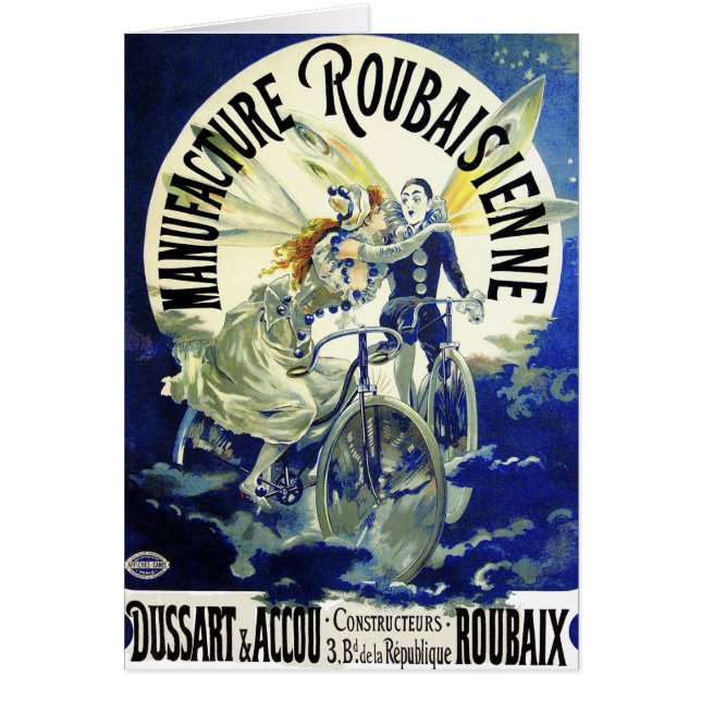 Kaart: Art Nouveau:  Cycles: Roubaisien (Voorkant)
