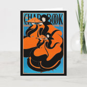 Kaart: Art Nouveau - Will Bradley - Thanksgiving Feestdagen Kaart (Voorkant)