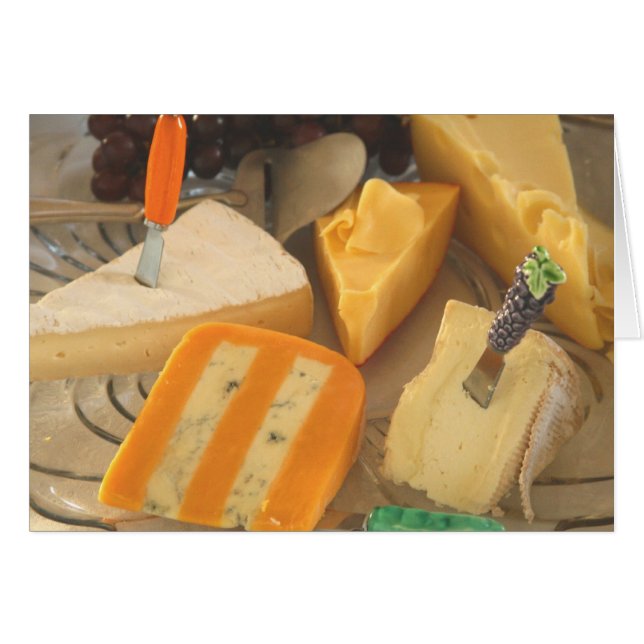 Kaart, "Assorted Cheeses # 2" (Voorkant Horizontaal)