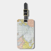 KAART: ATLANTISCHE REIZEN BAGAGELABEL (Voorkant verticaal)