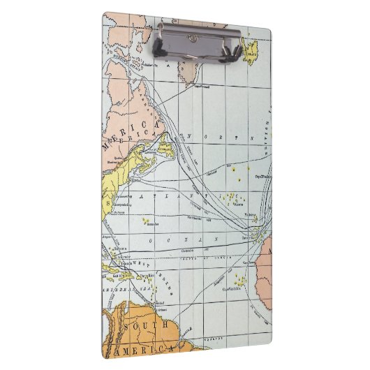 KAART: ATLANTISCHE REIZEN KLEMBORD (Rechts)