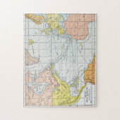 KAART: ATLANTISCHE REIZEN LEGPUZZEL (Verticaal)