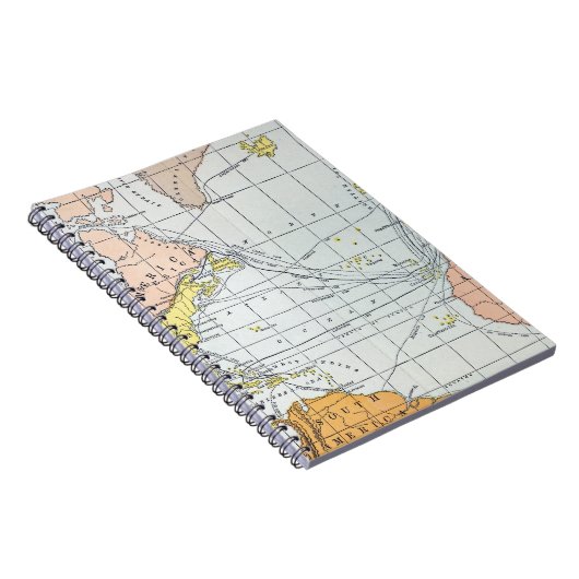 KAART: ATLANTISCHE REIZEN NOTITIEBOEK (Rechterzijde)