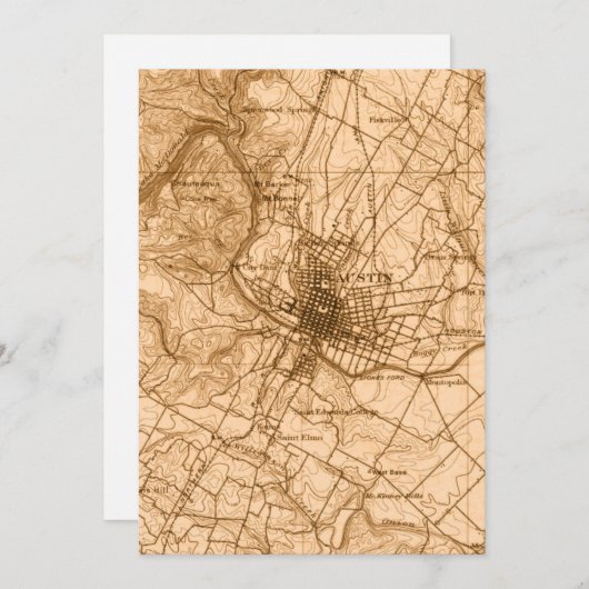  kaart Austin (Voorkant / Achterkant)