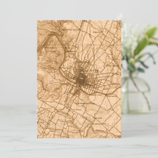  kaart Austin (Staand voorkant)