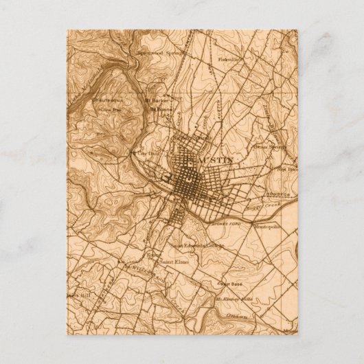  kaart Austin (Voorkant)