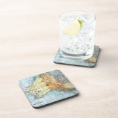 KAART: AUSTRALIË, c1890 Onderzetter (Rechterzijde)