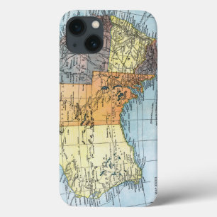 KAART: AUSTRALIË, circa 1890 iPhone 13 Hoesje
