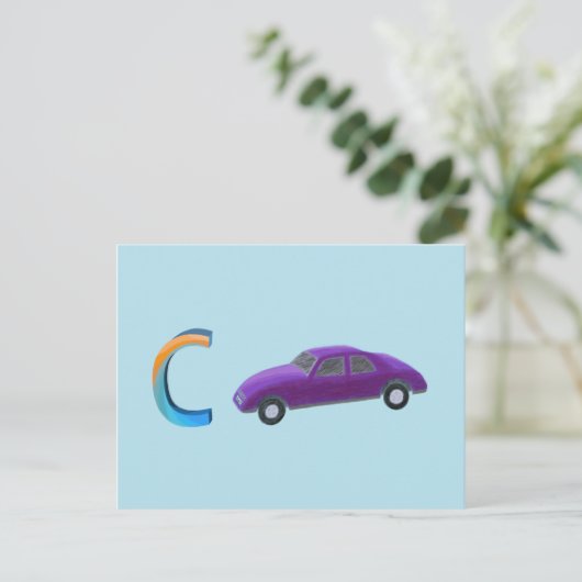 Kaart auto (Staand voorkant)