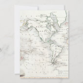 kaart Avontuur wacht op Baby shower Uitnodigen (Achterkant)