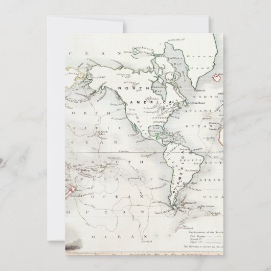  kaart Avontuur wacht op Baby shower Uitnodigen (Achterkant)