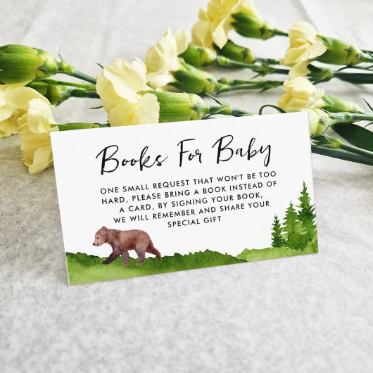 Kaart baby Beer Book Request Enclosure