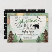 Kaart Baby Boy Ons grootste avontuur (Voorkant / Achterkant)