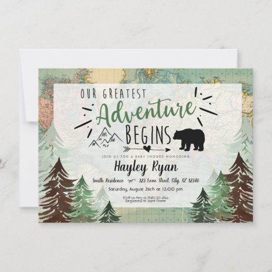  Kaart Baby Boy Ons grootste avontuur (Voorkant)