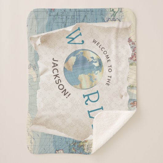 kaart Baby Deken (Voorkant)