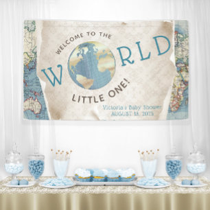 Kaart Baby shower Banners