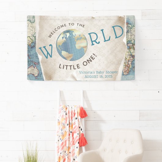 Kaart Baby shower Banners (Insitu)