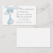 Kaart Baby shower behuizing (Voorkant / Achterkant)