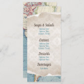 kaart Baby shower menu's (Voorkant / Achterkant)