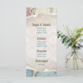 kaart Baby shower menu's (Staand voorkant)