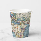 kaart Baby shower Papieren kopjes Papieren Bekers (Achterkant)