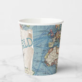 kaart Baby shower Papieren kopjes Papieren Bekers (Links)