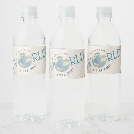  Kaart Baby shower Waterflesetiketten Waterfles Etiket (Flessen)