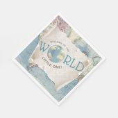  kaart Baby showers servetten (Hoek)