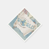  kaart Baby showers servetten (Hoek)