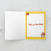 Kaart | Bad Santa Woofing Christmas (Binnen)