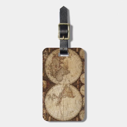  kaart bagagelabel (Voorkant verticaal)