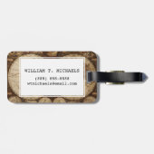  kaart bagagelabel (Achterkant horizontaal)