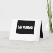 Kaart: Bah Humbug! Feestdagen Kaart (Achterkant)