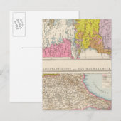 Kaart Balkanschiereiland en Constantinopel (Voorkant / Achterkant)