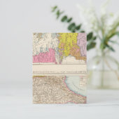 Kaart Balkanschiereiland en Constantinopel (Staand voorkant)