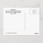  kaart Barbados (Achterkant)