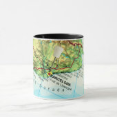 Kaart Barcelona, Spanje Mok (Midden)