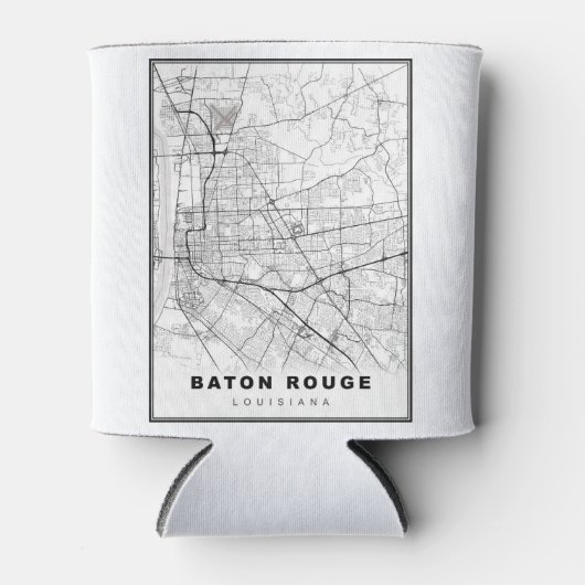 Kaart Baton Rouge Blikjeskoeler (Voorkant)