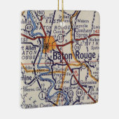  kaart Baton Rouge Keramisch Ornament (Rechts)