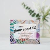 Kaart Beach Moving Announding (Staand voorkant)