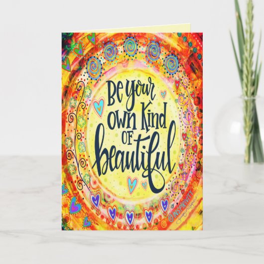 kaart "Beauful Self" (Voorkant)