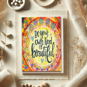 kaart "Beauful Self"