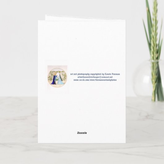 kaart "Beauty and the Beast" (Achterkant)