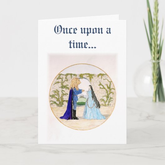 kaart "Beauty and the Beast" (Voorkant)