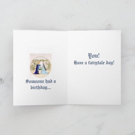 kaart "Beauty and the Beast" (Binnen)